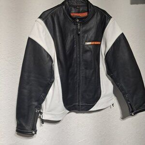 Thor motocross leather motorcycle jacket large